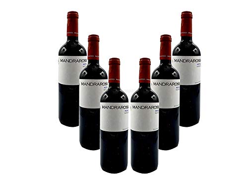 Mandrarossa Rotwein - 6er Set - 6x 0,75L (13,5% Vol) - Merlot Rupenera - Italien - [Enthält Sulfite] von Mixcompany.de Bar & Glas