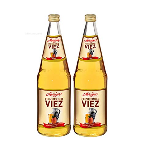 Merziger Feinherber 2x Viez Apfelwein 2x 1l (5,4% Vol) inkl. Pfand MEHRWEG- [Enthält Sulfite] von Mixcompany.de Bar & Glas