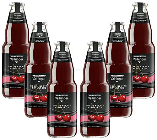 Niehoffs Vaihinger Kirsch Nektar Naturtrüb 1L TWO - 6er Set inkl. Pfand MEHRWEG von Mixcompany.de Bar & Glas