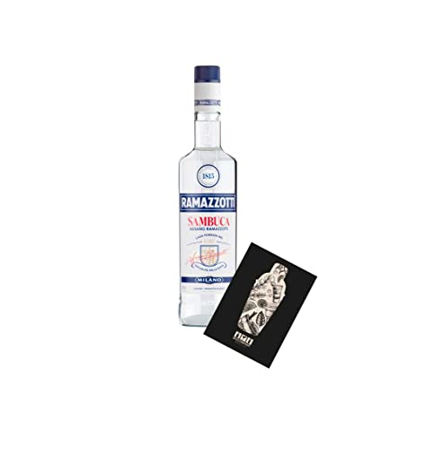 Ramazzotti Sambuca 0,7L (38% Vol) Sambuca Likör Liqueur Milano Italy- [Enthält Sulfite] von Mixcompany.de Bar & Glas