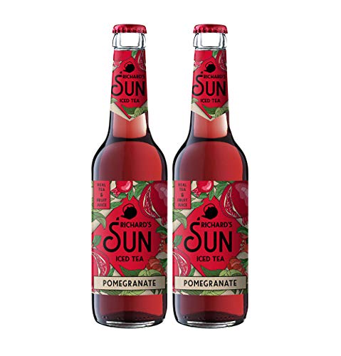 Richards Sun Iced Tea - 2er Set Eistee Pomegranate - 2x 0,33L inkl. Pfand MEHRWEG von Mixcompany.de Bar & Glas