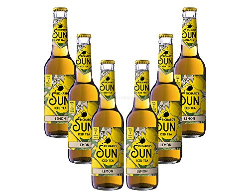 Richards Sun Iced Tea - 6er Set Eistee Lemon - 6x 0,33L inkl. Pfand MEHRWEG von Mixcompany.de Bar & Glas