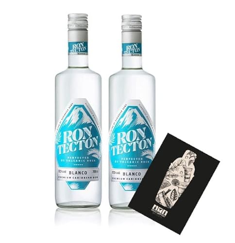 Rum 2er Set Ron Tecton Blanco 2x 0,7L (37,5% vol)- [Enthält Sulfite] von Mixcompany.de Bar & Glas