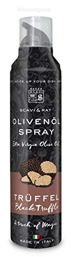 SCAVI & RAY Olivenöl Spray Black Truffle 0,2L Olivenspray mit Trüffelgeschmack von Mixcompany.de Bar & Glas