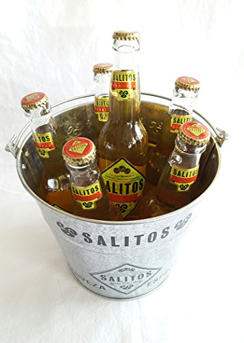 Salitos Set - 6 Salitos Tequilla Bier 330ml (5,9% Vol) + Salitos Eimer - Inkl. Pfand MEHRWEG von Mixcompany.de Bar & Glas