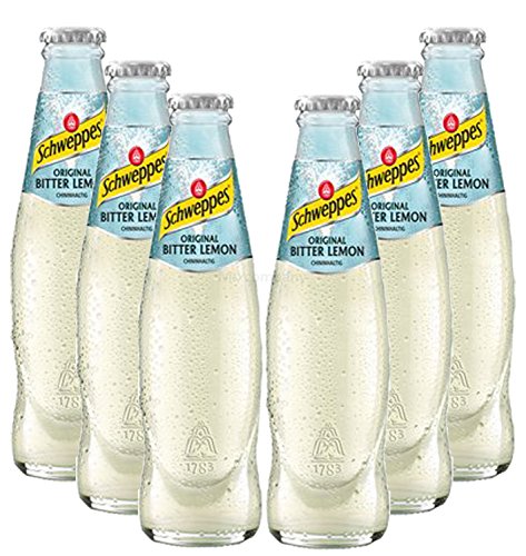 Schweppes Bitter Lemon Set - 6x 200ml - Inkl. Pfand MEHRWEG von Mixcompany.de Bar & Glas