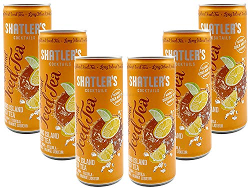 Shatlers Cocktail - 6er Set Shatlers Long Island Iced Tea 0,25L (10,1% Vol) inklusive Pfand EINWEG - Shatlers Cocktail - Ready to Go- [Enthält Sulfite] von Mixcompany.de Bar & Glas