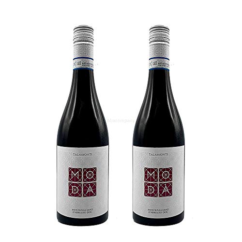 Talamonti Moda - 2er Set Rotwein 0,75L (13% Vol) - Montepulciano DAbruzzo DOC - [Enthält Sulfite] von Mixcompany.de Bar & Glas