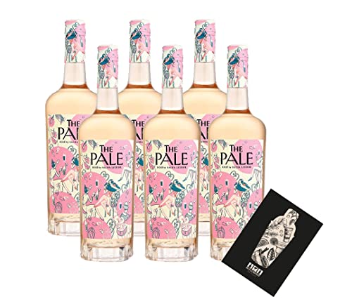 The Pale 6er Set Rose 6x 0,75 (12,5% Vol) by Sacha Alexis Lichine/Frankreich trocken- [Enthält Sulfite] von Mixcompany.de Bar & Glas