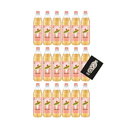 White Peach 18er Set Pfirsich Softdrink 18x1L inkl. Pfand MEHRWEG von Mixcompany.de Bar & Glas