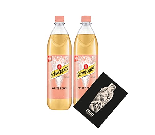 White Peach 2er Set Pfirsich Softdrink 2x1L inkl. Pfand MEHRWEG von Mixcompany.de Bar & Glas