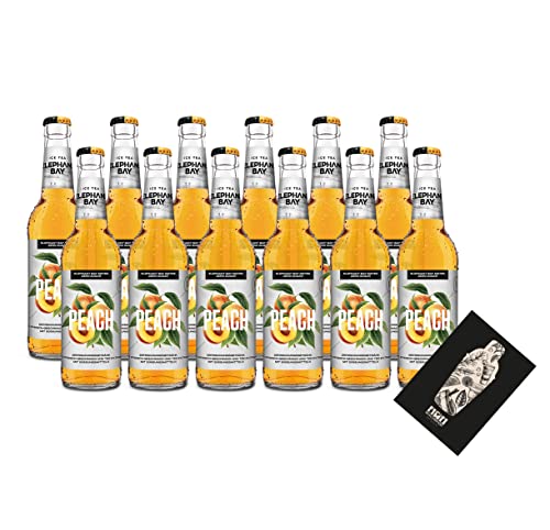 Elephant Bay Peach Zero Ice Tea Set - 12x je 330ml inkl. Pfand - MEHRWEG von Mixcompany