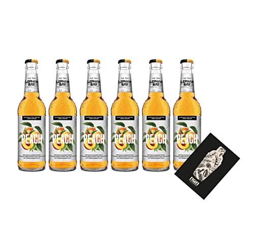 Elephant Bay Peach Zero Ice Tea Set - 6x je 330ml inkl. Pfand - MEHRWEG von Mixcompany