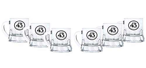 Licor 43 Minibeer Glas 6er Set Shotglas Pinnchen Likör Liquor 43er von Mixcompany