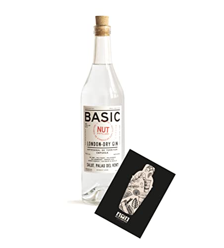 NUT Basic London Dry Gin 0,7L (40% Vol) NUT Destillery No Frills Gin 6 Botanicals- [Enthält Sulfite] von Mixcompany