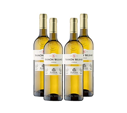 Ramon Bilbao 4er Set Verdejo 0,75L (13% Vol) Spanien ausgeprägter Kräutercharakter Jahrgang variierend- [Enthält Sulfite] von Mixcompany