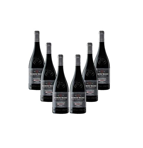 Ramon Bilbao Edicion Limitada 6er Set Rioja Rotwein 0,75L (14% Vol) limitierte Auflage Spanien blumiger Charakter Tempranillo Trauben Jahrgang variierend- [Enthält Sulfite] von Mixcompany