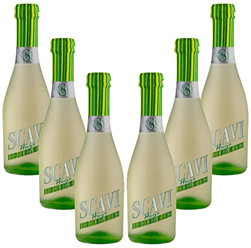 Scavi & Ray Hugo 6er Set Aperitivo Aperitif je 0,2L Piccolo (5,5% Vol)- [Enthält Sulfite] von Mixcompany