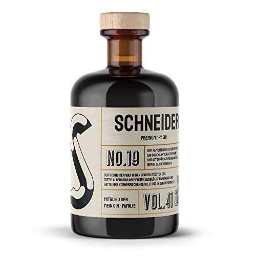 Schneider s Premium Dry Gin No19 - Der Schneider Gin 0,5L (41% Vol)- [Enthält Sulfite] von Mixcompany