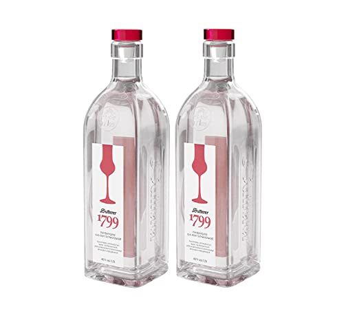 Sutterer 1799 2er Set Himbeergeist 2x 0,5L (40% Vol) Obstbrand aus dem Schwarzwald- [Enthält Sulfite] von Mixcompany