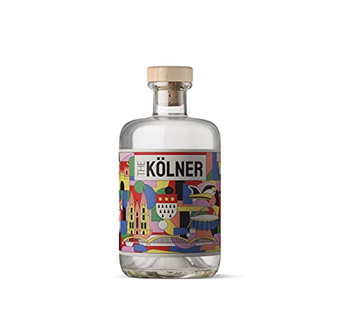 The Kölner Premium Dry Gin 0,5l (41% Vol.) - Premium Dry Gin Köln - genieße (D) eine Stadt- [Enthält Sulfite] von Mixcompany