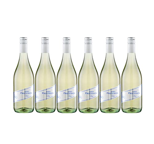 Vino Frizzante Secco 6er Set Ducca Della Rocca je 0,75L (10,5% Vol) trocken Italien- [Enthält Sulfite] von Mixcompany