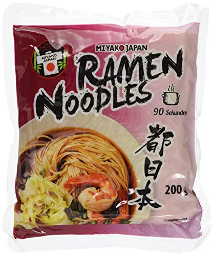 MIYAKO Ramen Nudeln japanisch, 200 g von Miyako