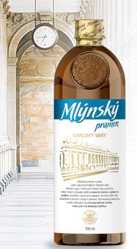 Mlynsky Pramen Mineralwasser, Karlovy Vary, 0,7L, 6er Pack von Mlynsky Pramen