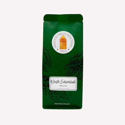 Kaffee "Weiße Schokolade" Größe: 250 g, Mahlgrad: gemahlen für French Press/Bistrokanne von Mocca-Haus Rösterei 1952