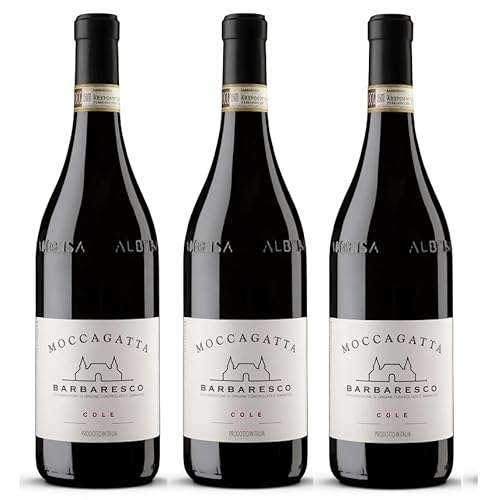 3x 0,75l - 2019er - Moccagatta - Cole - Barbaresco D.O.C.G. - Piemonte - Italien - Rotwein trocken von Moccagatta