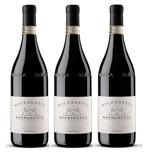 3x 0,75l - 2021er - Moccagatta - Barbaresco D.O.C.G. - Piemonte - Italien - Rotwein trocken von Moccagatta