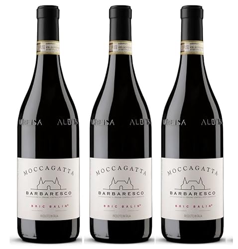 3x 0,75l - 2021er - Moccagatta - Bric Balin - Barbaresco D.O.C.G. - Piemonte - Italien - Rotwein trocken von Moccagatta