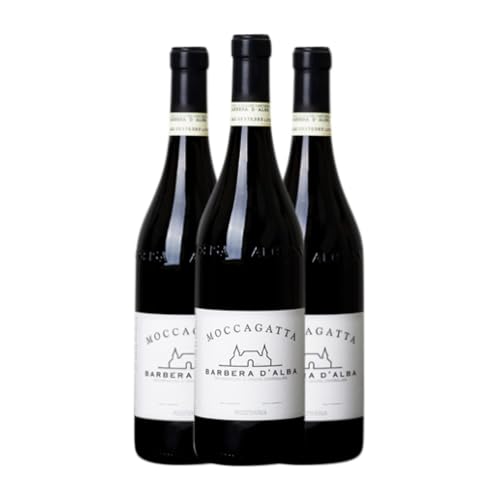 Moccagatta Barbera Barbera d'Alba 75 cl Rotwein (Karton mit 3 Flaschen von 75 cl) von Moccagatta