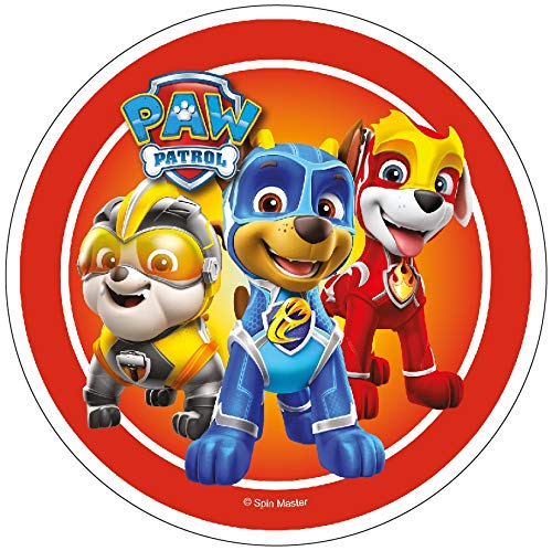 Paw Patrol Kuchenaufleger 21 cm Gelb von Modecor