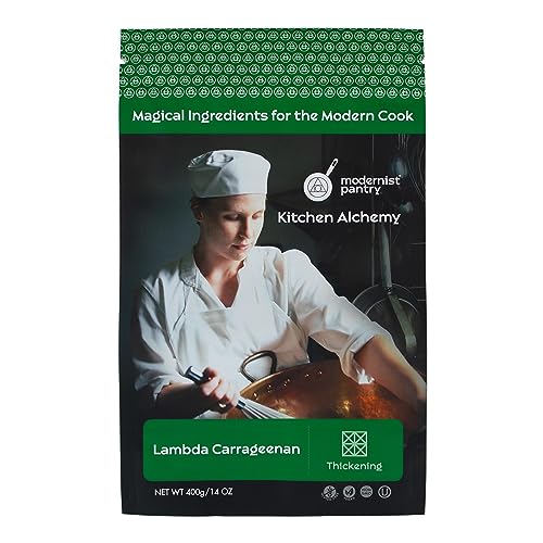 Raffinierter Lambdas-Carrageenan, ohne Gentechnik, vegan, OU Koscher, 400 g von Modernist Pantry