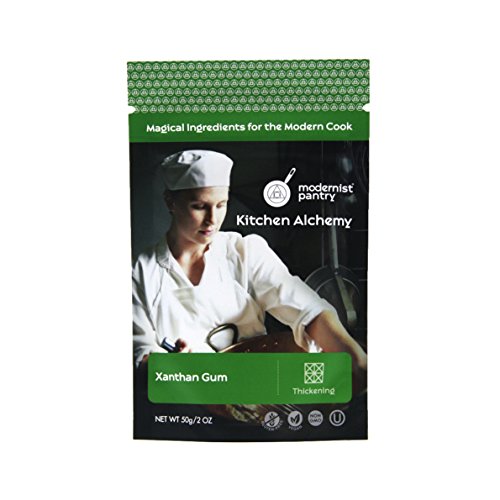 Reines Xanthan Gum ❤ Glutenfrei - Vegan - OU Koscher zertifiziert – 50 g von Modernist Pantry