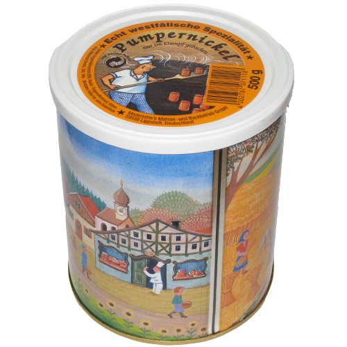 Modersohn - Pumpernickel 12 x 500 g, Dosenbrot, geschnitten von Modersohn