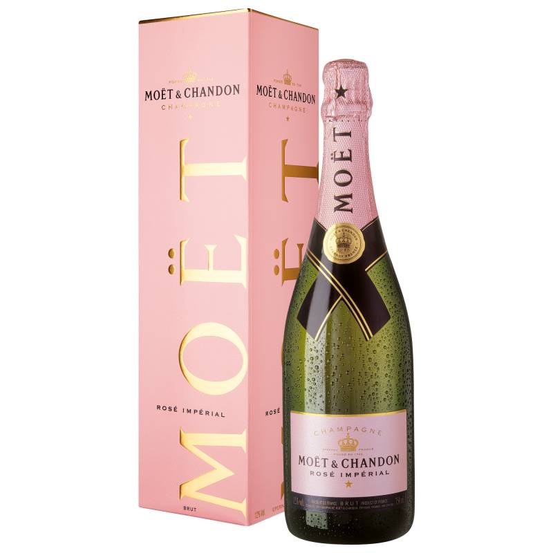 Champagne Moet & Chandon Imperial Rosé, Brut, Champagne AC, Geschenkverpackung, Champagne, Schaumwein von Moet Hennessy Deutschland GmbH Seidlstr. 23 80335 München