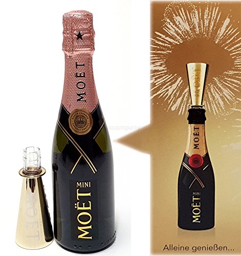 Moet & Chandon Rose Mini Imperial Champagner 20cl (12% Vol) + Ausgiesser von Moët & Chandon