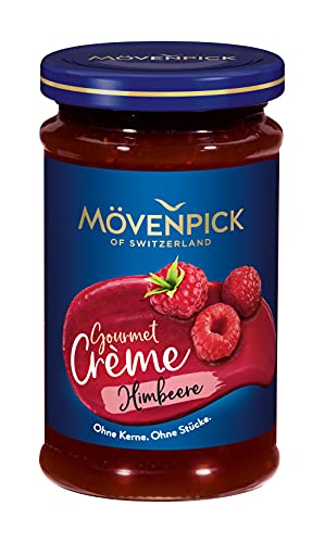 Mövenpick Gourmet-Crème Himbeere Fruchtaufstrich, 8er Pack (8 x 250 g) von Mövenpick