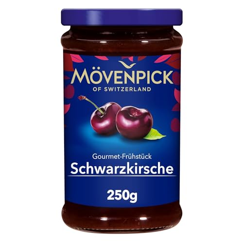 Mövenpick Gourmet-Frühstück Baseler Schwarzkirsche, Fruchtaufstrich, 250 g von Mövenpick