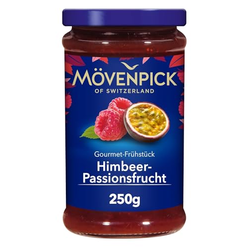 Mövenpick Gourmet-Frühstück Himbeer-Passionsfrucht, Fruchtaufstrich, 250 g von Mövenpick