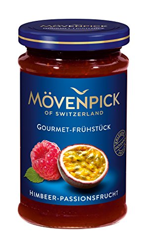 Mövenpick Gourmet-Frühstück Himbeer-Passionsfrucht, Fruchtaufstrich, 8er Pack (8 x 250 g) von Mövenpick