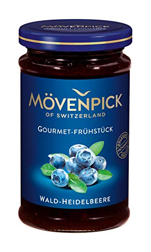 Mövenpick Gourmet-Frühstück Wald-Heidelbeere, Fruchtaufstrich, 8er Pack (8 x 250 g) von Mövenpick