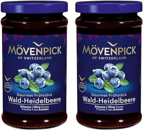 Mövenpick Gourmet-Frühstück Wald-Heidelbeere 250 g (Packung mit 2) von Mövenpick