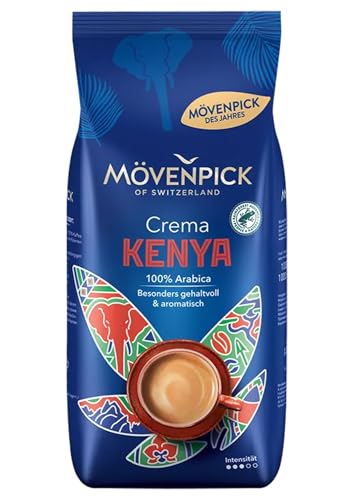 Mövenpick Kaffee des Jahres CREMA KENYA, 4x1000g ganze Bohnen von Mövenpick