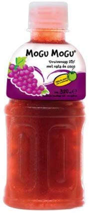 MOGU MOGU Traube Geschmack mit Nata de Coco 24x320 ml von Mogu Mogu