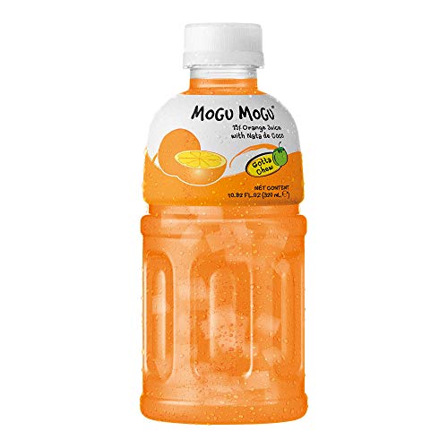 Mogu Mogu Orange Nata De Coco Saft, 300 ml (6 Flaschen), 300 ml von Mogu Mogu