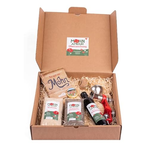 Mohn-Amour Geschenkbox - Geschenkidee für Mohn Liebhaber von Mohnwirt Neuwiesinger - DailyDeal von Mohn Amour