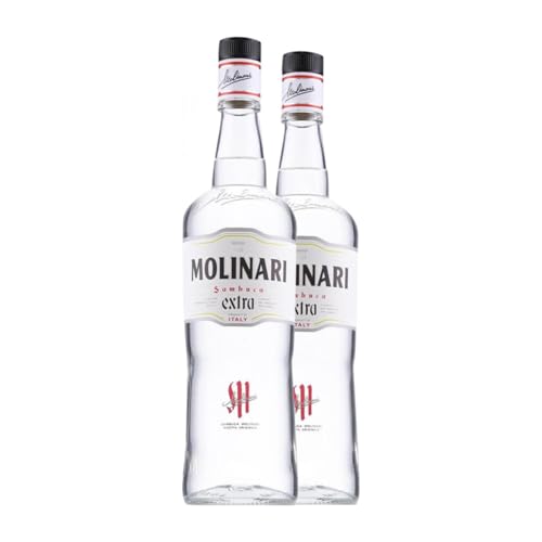 Liköre Molinari Sambuca Extra 1 L (Karton mit 2 Flaschen von 1 L) von Molinari Italia SpA